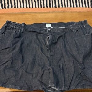 Women's Black Jean Shorts